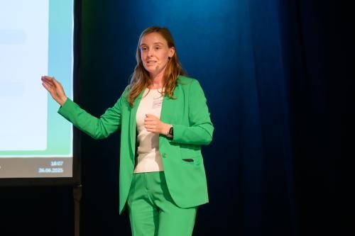 Patricia Biernacki (CSBW) bei ihrem Workshop Patricia Biernacki (CSBW) bei ihrem Workshop