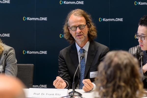 Prof. Dr. Frank Ritz, von der Hochschule für Angewandte Psychologie FHNW, Schweiz, bei den Pressegesprächen Prof. Dr. Frank Ritz bei den Pressegesprächen