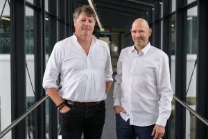 Innovationsmanager Peter Wöhrle und Ideenmanager Andreas Anschütz - Das Team des Innovationsworkshops Innovationsmanager Peter Wöhrle und Ideenmanager Andreas Anschütz - Das Team des Innovationsworkshops